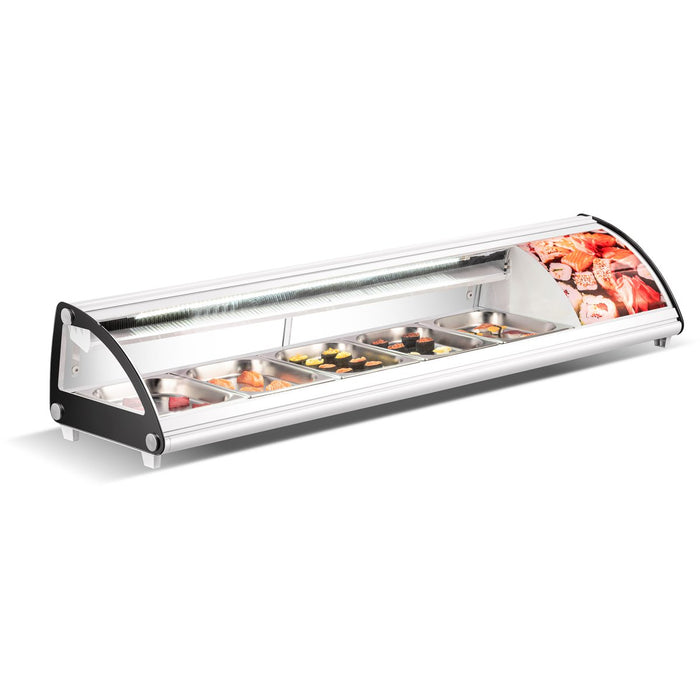 Commercial Refrigerator Sushi & Tapas Showcase 8xGN1/3 White |  CS103W
