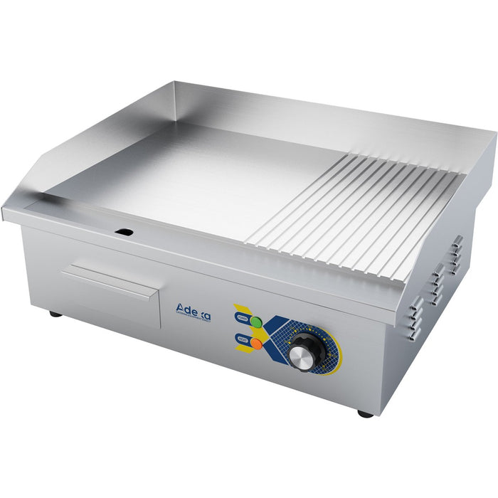 Commercial Griddle Smooth/Ribbed 550x420x240mm 3kW Electric |  EG8182