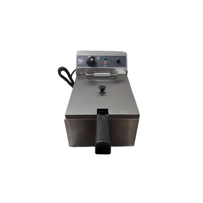 Electric Table Top Chips Fryer - 6L - Stainless Steel - 290x425x280mm