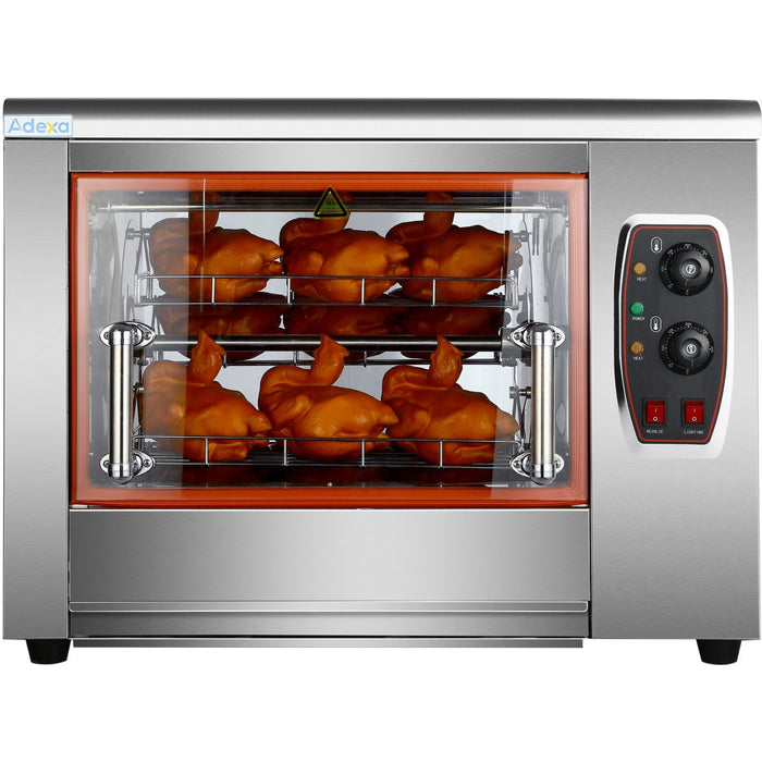 Professional Chicken Rotisserie Oven Electric 4 baskets 8-12 chickens |  HEJ266