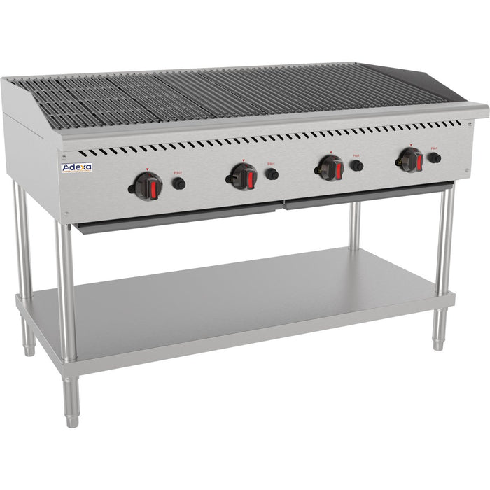 Commercial Gas Chargrill Freestanding 1200mm Width |  MGL48MF