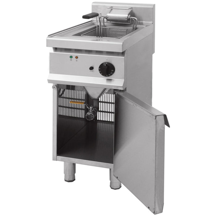 Professional Free standing Fryer Electric Single tank 20 litres 12kW |  THE7F18
