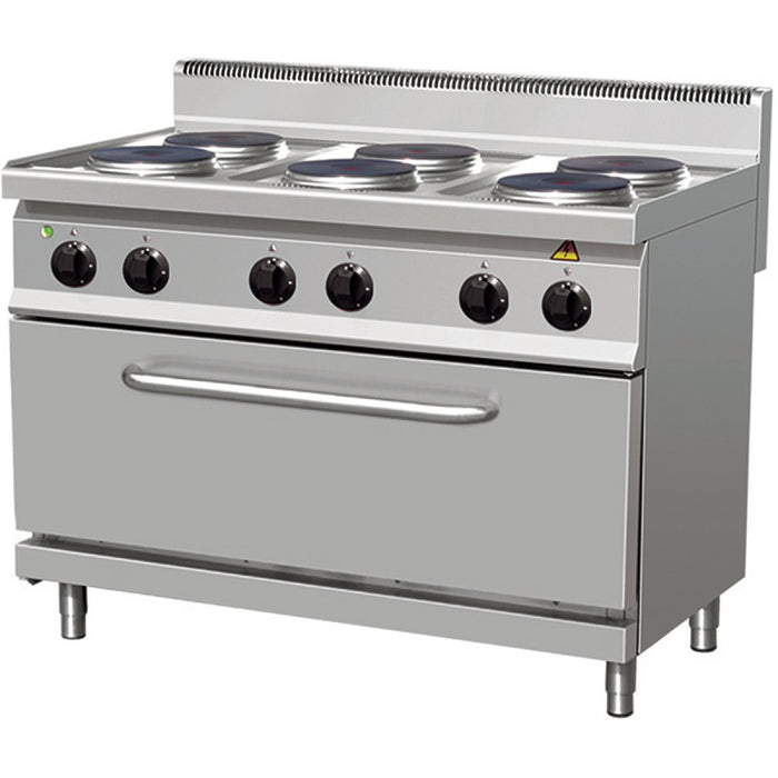 B GRADE Professional Electric Range oven 6 plates 15.6kW Electric oven 6kW |  THE7P6MEO B GRADE