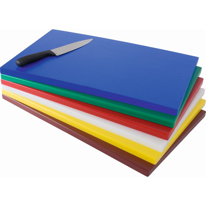 600x400x20mm High Density Commercial Chopping Board in Blue