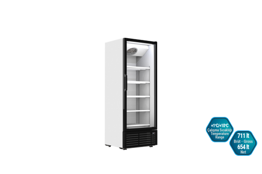 Commercial Bottle Cooler Refrigerator 711 litres Single Door – LEMON 805 D - Canmac Catering