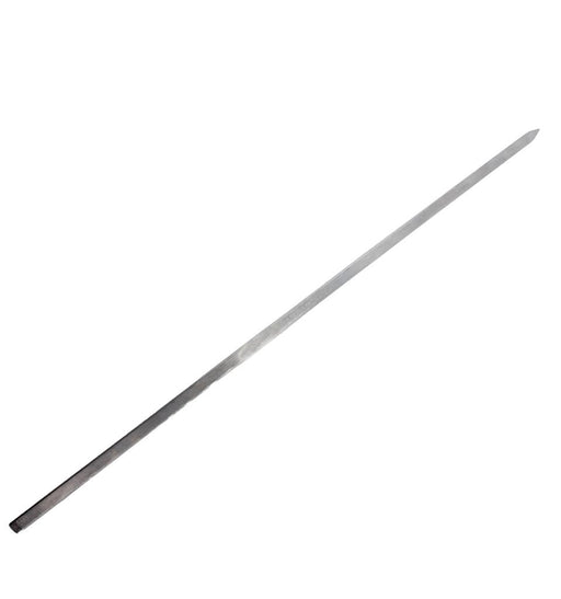 Stainless steel kebab skewers 0.5 cm x 60 cm, pack of 10
