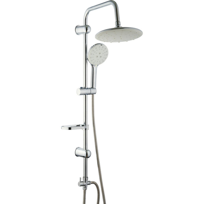 Shower Column with Hand Attachment and Soap Dish Chrome |  022 Makfry
