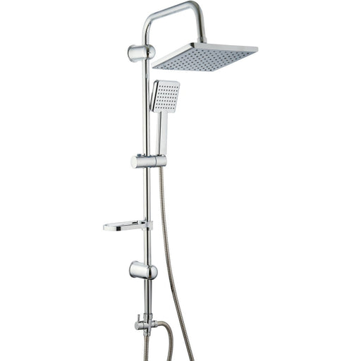 Shower Column with Hand Attachment and Soap Dish Chrome |  029 Makfry