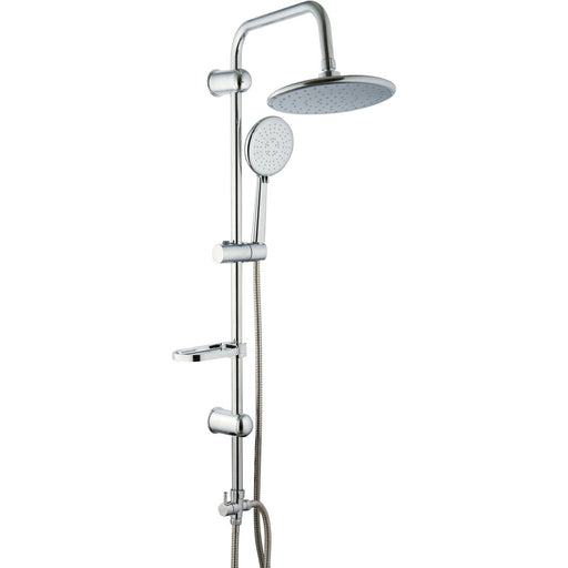 Shower Column with Hand Attachment and Soap Dish Chrome |  033 Makfry