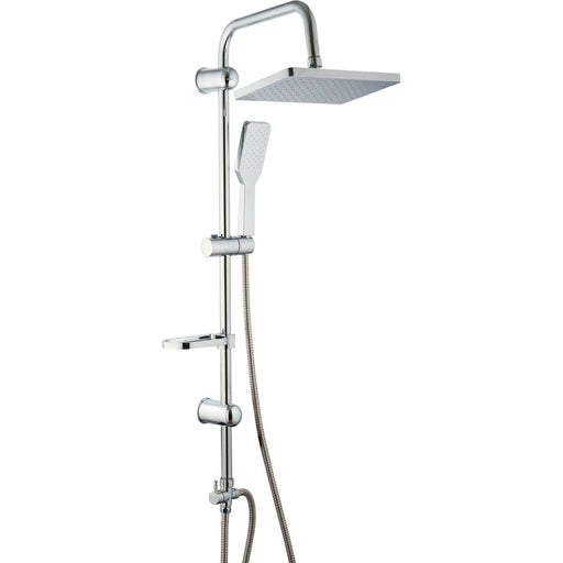 Shower Column with Hand Attachment and Soap Dish Chrome |  039 Makfry