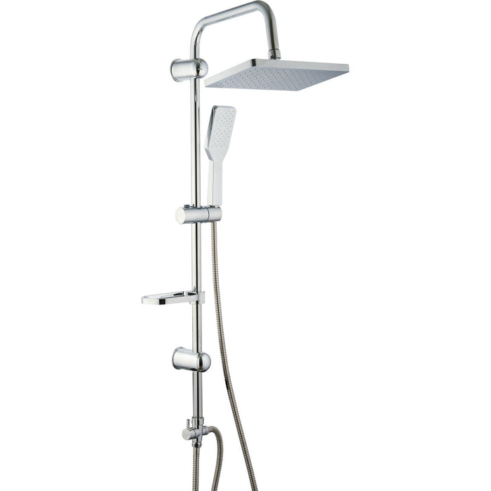 Shower Column with Hand Attachment and Soap Dish Chrome |  039 Makfry