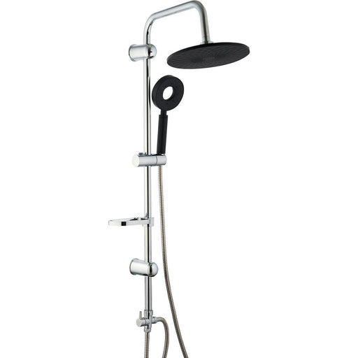 Shower Column with Hand Attachment and Soap Dish Chrome |  053 Makfry