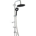 Shower Column with Hand Attachment and Soap Dish Chrome |  053 Makfry