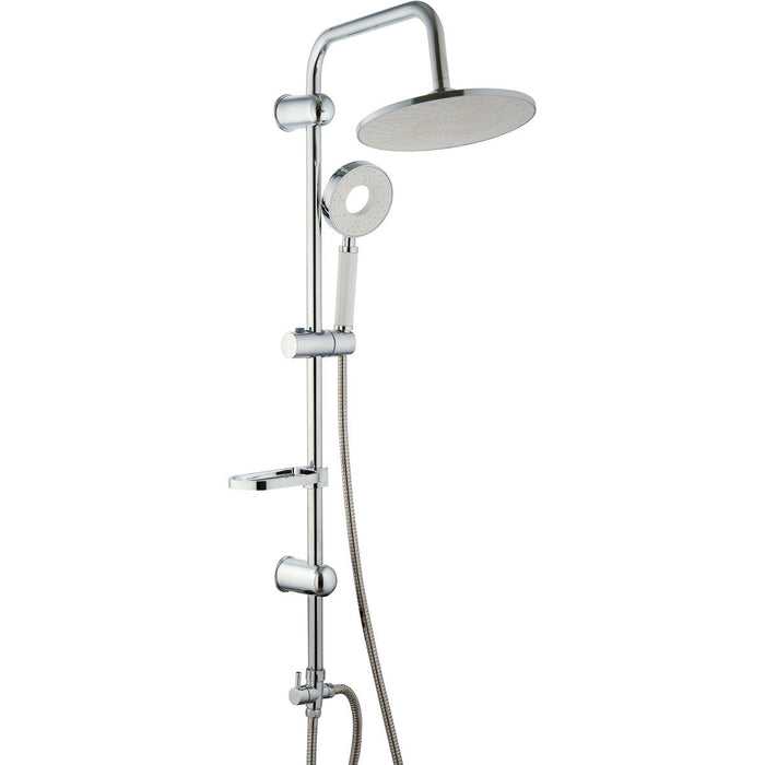 Shower Column with Hand Attachment and Soap Dish Chrome |  058 Makfry