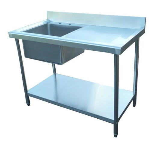 Infernus Stainless Steel Right Drainer Sink - 120cm/48" Canmac Catering Equipment