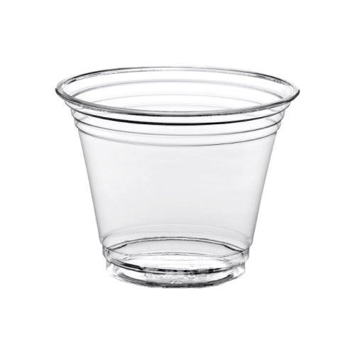 1000pcs PET Plastic Cold Beverage Cup Clear 9oz/266ml
