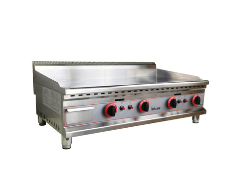 Infernus Gas Griddle Chrome Plate - 100cm/40" Canmac Catering Equipment