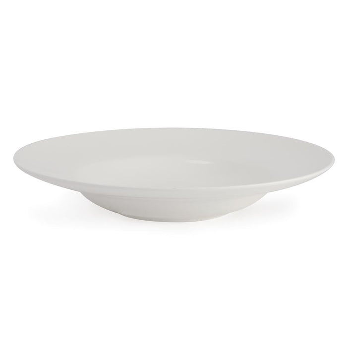 Olympia Lumina Pasta or Soup Bowls White 254mm (4 pack) Olympia