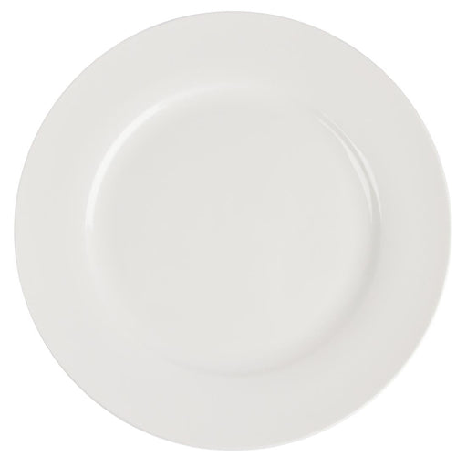 Olympia Lumina Wide Rim Round Plates White 270mm (4 pack) Olympia