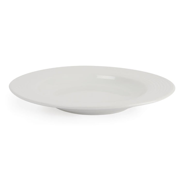 Olympia Linear Pasta Plates White 310mm (6 Pack) Olympia