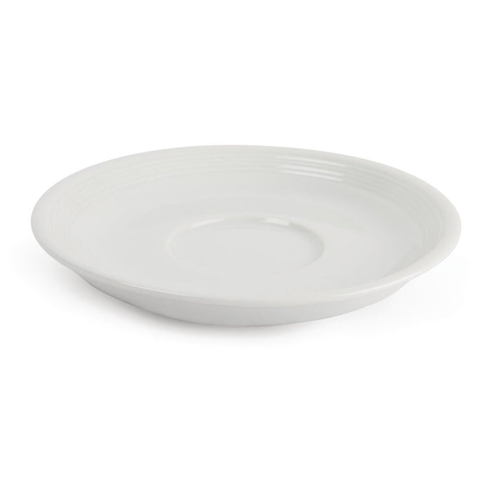 Olympia Linear Stacking Saucers White 60mm (12 Pack) Olympia
