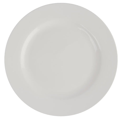 Olympia Lumina Wide Rim Round Plates White 200mm (6 pack) Olympia