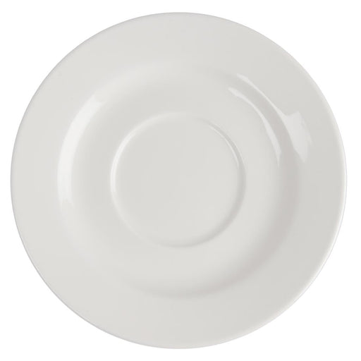Olympia Lumina Round Saucers White 143mm (6 pack) Olympia