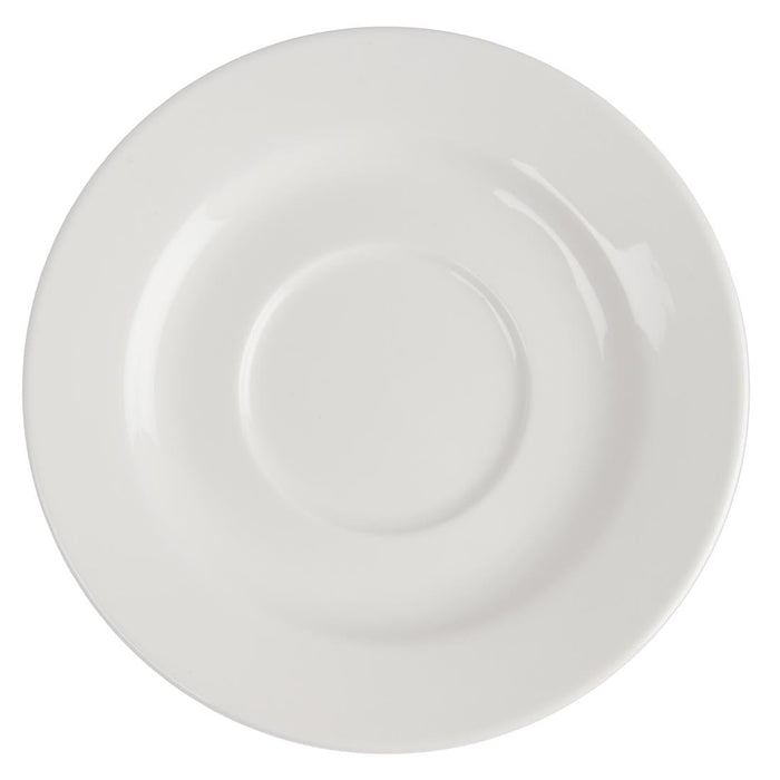 Olympia Lumina Round Saucers White 143mm (6 pack) Olympia