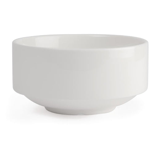 Olympia Lumina Stacking Soup Bowls White 398ml 14oz (6 pack) Olympia