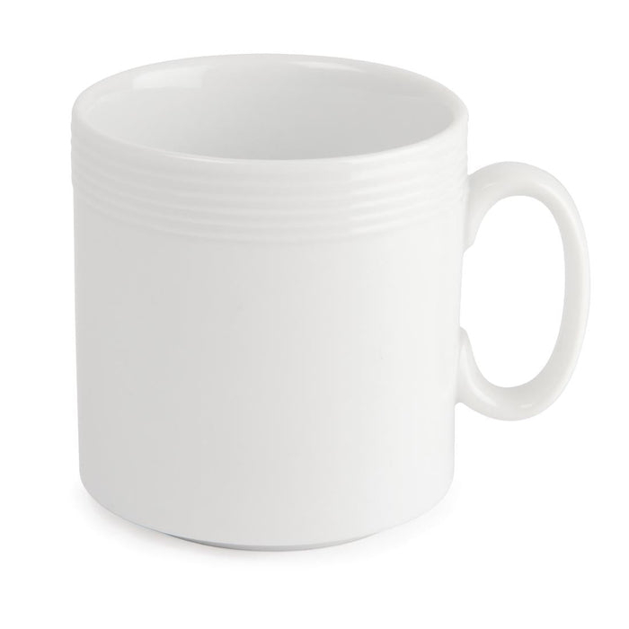 Olympia Linear Mugs 220ml 8oz (12 Pack) Olympia
