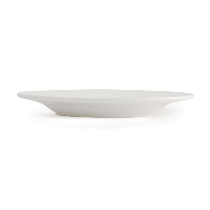 Olympia Lumina Round Saucers White 156mm (6 pack) Olympia
