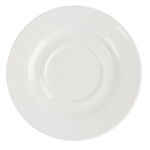 Olympia Lumina Round Saucers White 156mm (6 pack) Olympia