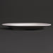 Olympia Linear Wide Rimmed Plates White 310mm (6 Pack) Olympia