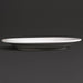 Olympia Linear Wide Rimmed Plates White 200mm (12 Pack) Olympia