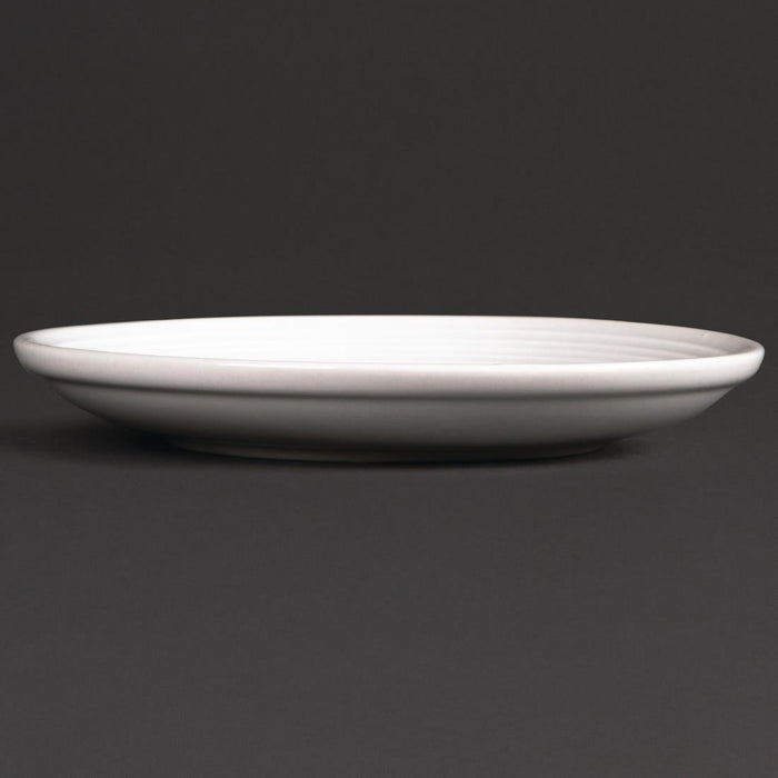 Olympia Linear Stacking Saucers White 60mm (12 Pack) Olympia