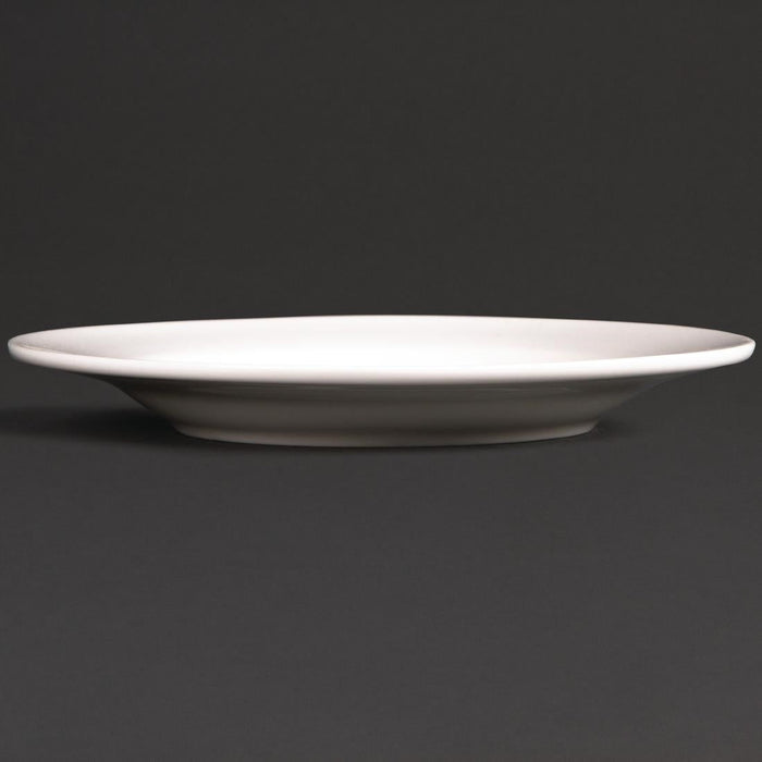 Olympia Lumina Round Saucers White 156mm (6 pack) Olympia