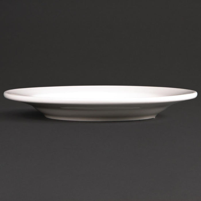Olympia Lumina Round Saucers White 143mm (6 pack) Olympia