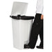 Rubbermaid Step-On Pedal Bin White 87Ltr Slim Jim