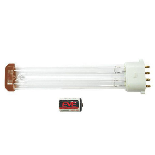 Replacements bulb and battery. Brown end cap