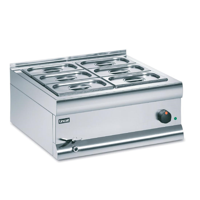 2kW Wet Heat with Tap. 6x GN 1/4 pans included