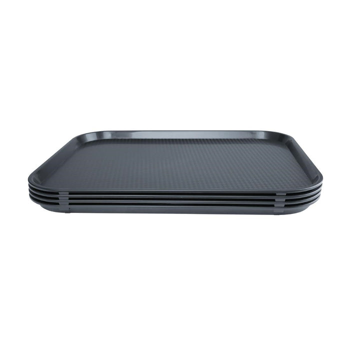 Olympia Kristallon Foodservice Tray Charcoal 350 x 450mm Olympia