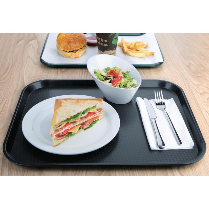 Olympia Kristallon Foodservice Tray Charcoal 350 x 450mm Olympia