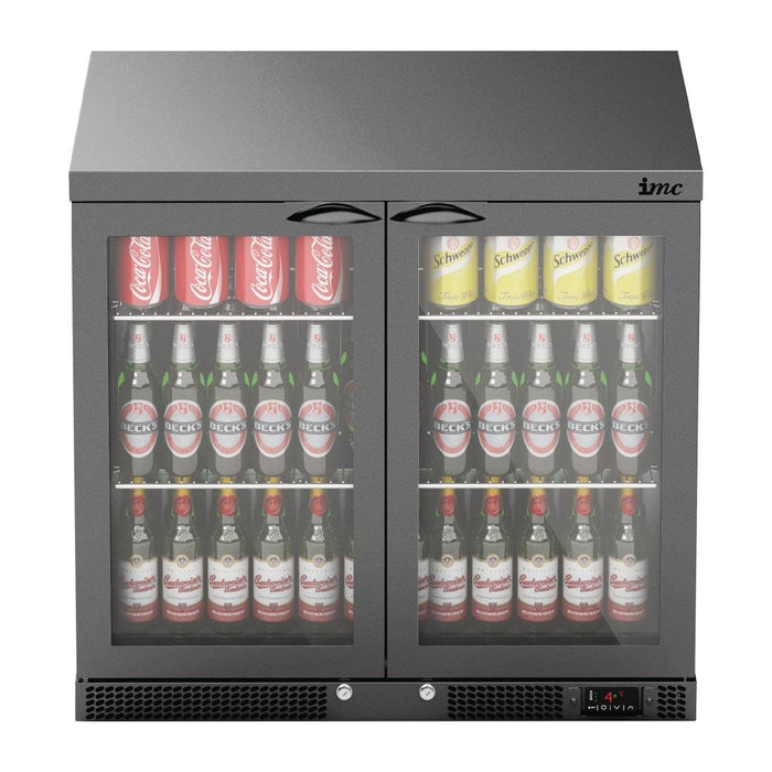 IMC Mistral M90 Double Door Bottle Cooler 185Ltr F77/251B IMC