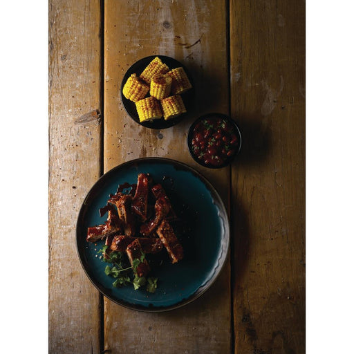 Dudson Harvest Coupe Plates Blue 324mm (6 Pack) Churchill