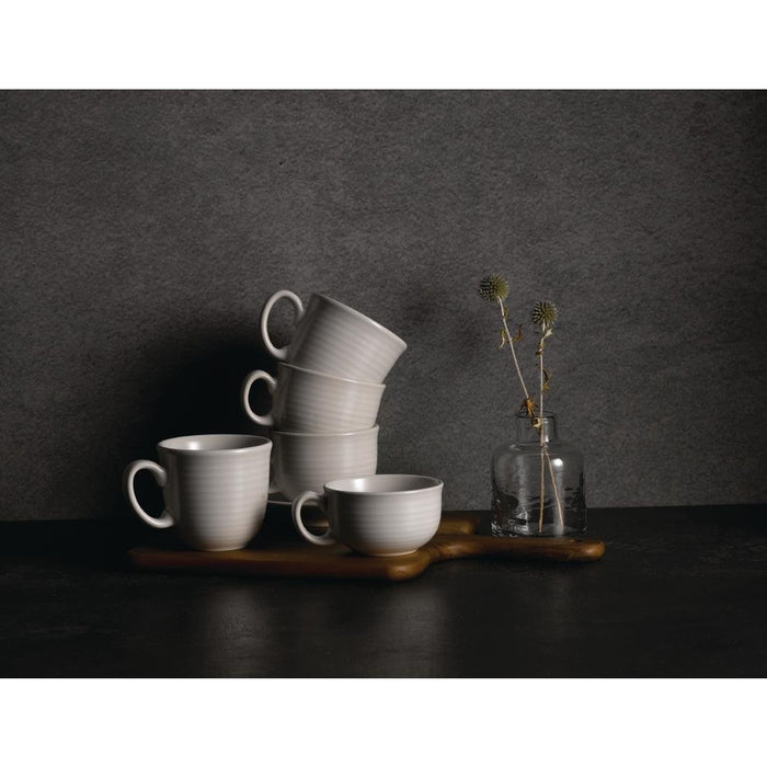Dudson Evo Pearl Café Au Lait Cups 285ml (6 Pack) Churchill