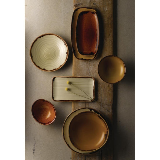 Dudson Harvest Coupe Bowls Mustard 182mm (12 Pack) Churchill