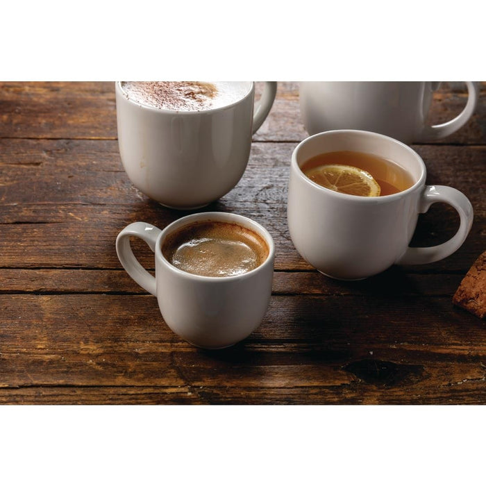 Steelite Taste City Mugs White 228ml (12 Pack) Steelite