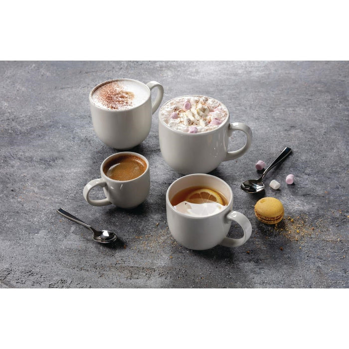 Steelite Taste City Mugs White 450ml (12 Pack) Steelite