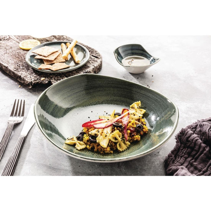 Steelite Revolution Jade Zest Platter 255mm (12 Pack) Steelite