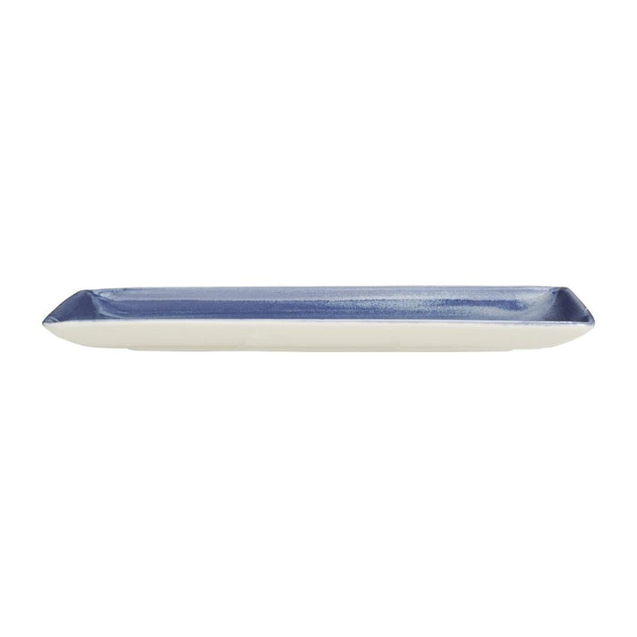 Steelite Revolution Bluestone Rectangle Plates 270mm (6 Pack) Steelite